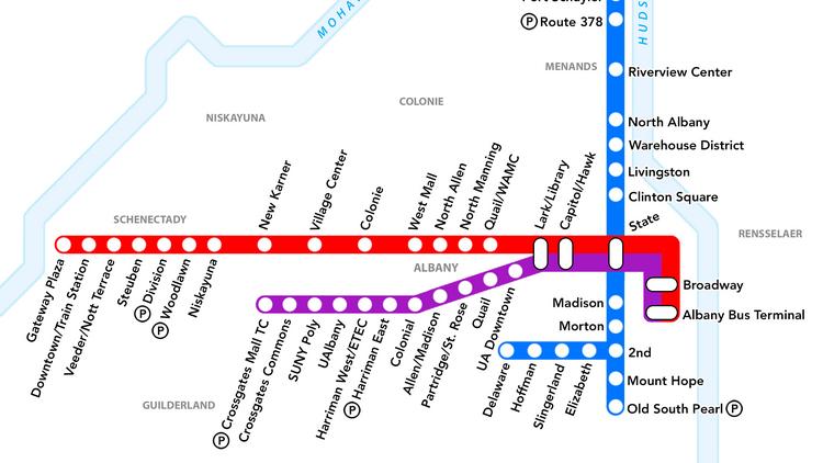 CDTA bus rapid transit line from Albany to Troy is fully funded ...