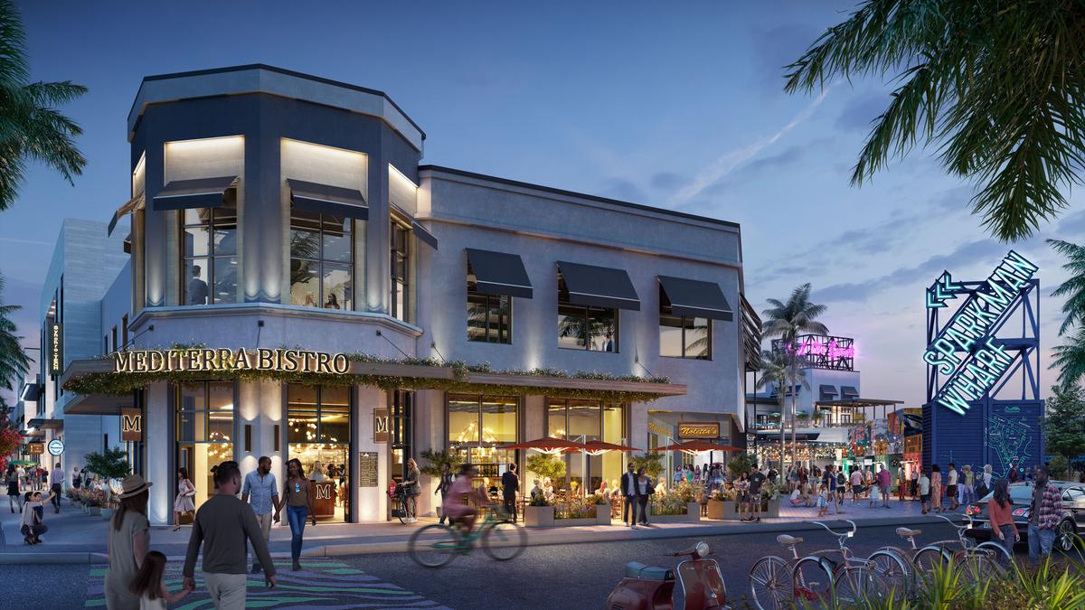 Sparkman Wharf Office Retail Space Under Construction Tampa Bay