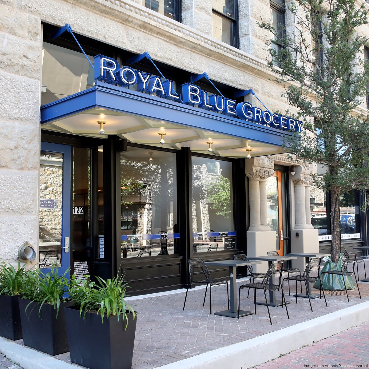 Exterior on Houston Street - Picture of Royal Blue Grocery, San Antonio -  Tripadvisor