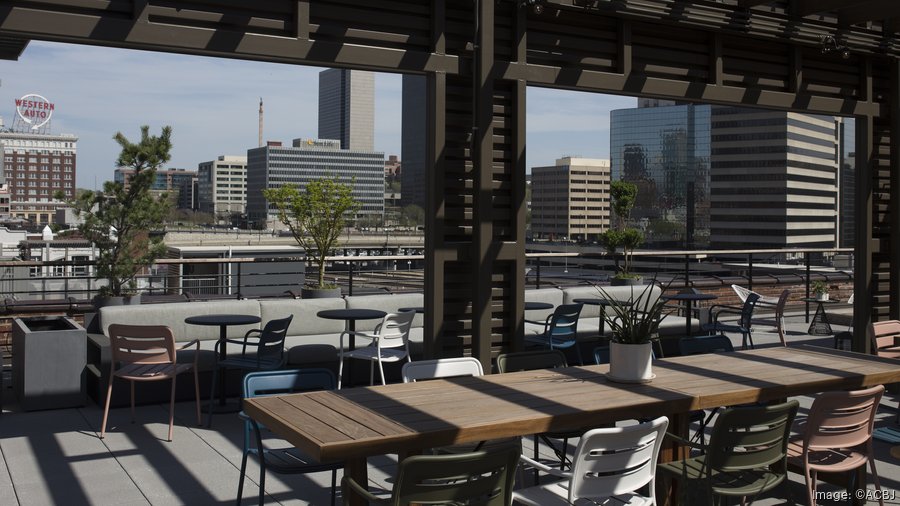 Crossroads Hotel's new rooftop bar Percheron nears opening [PHOTOS