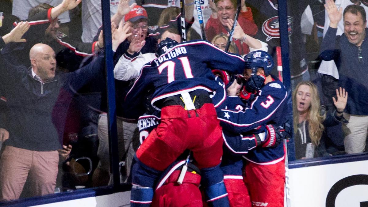 Blue Jackets sweep the Tampa Bay Lightning Photos of the onice