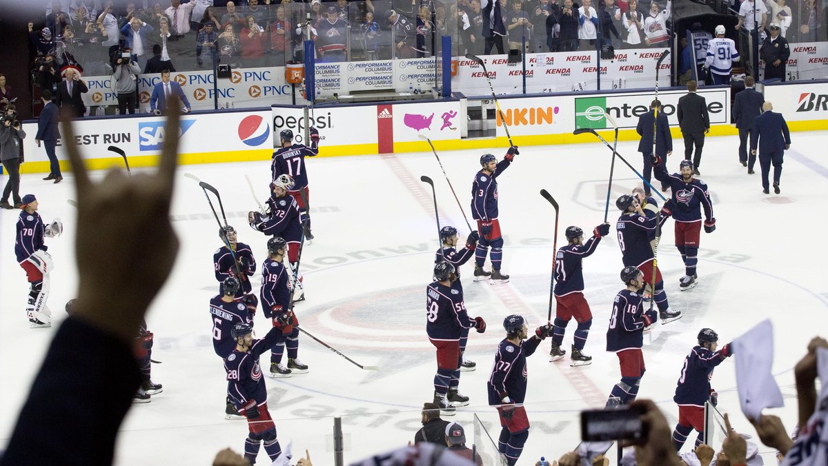 Blue Jackets sweep the Tampa Bay Lightning Photos of the onice