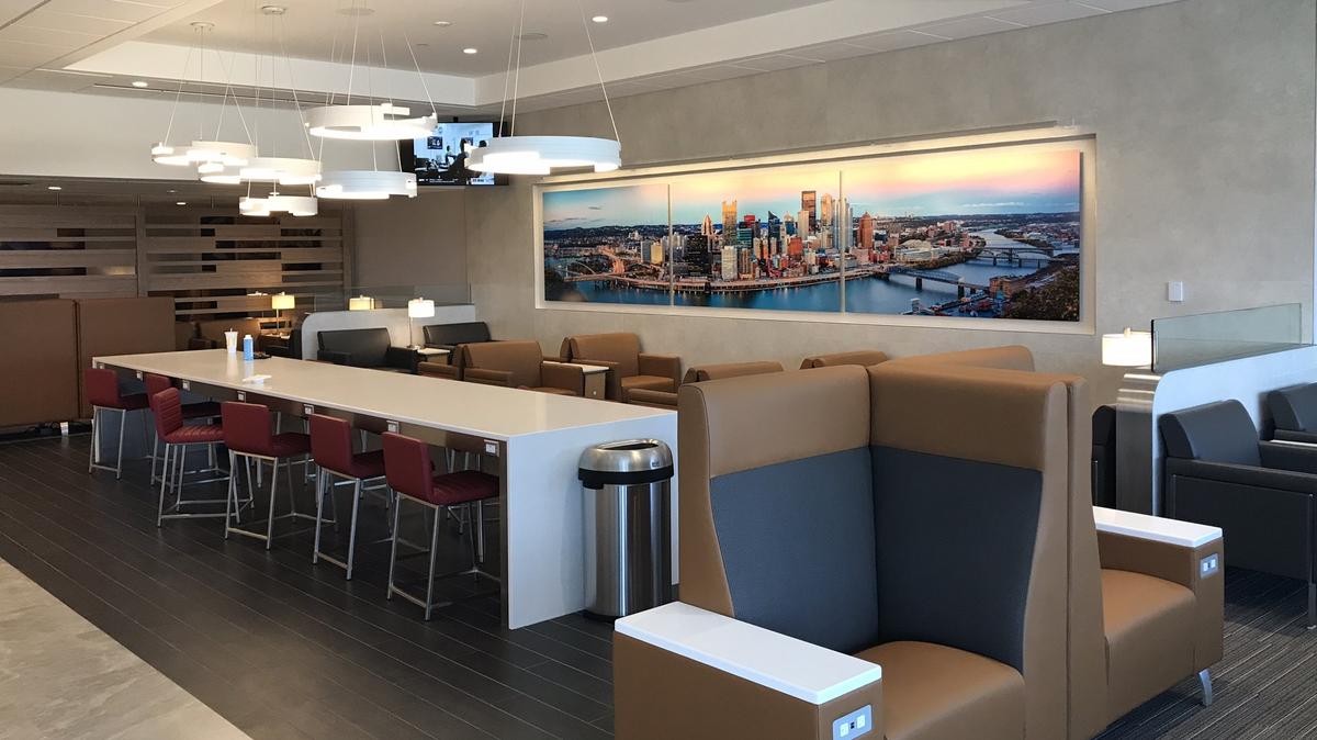 American Airlines unveils renovated Admirals Club at Pittsburgh  International Airport - Pittsburgh Business Times