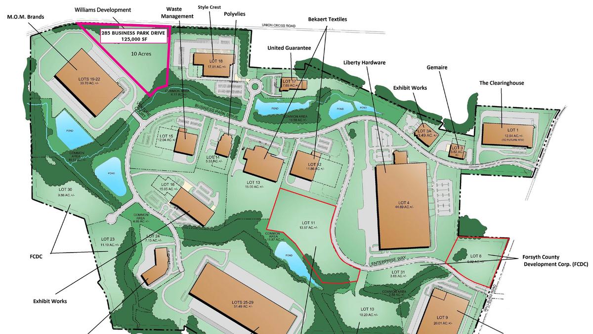 Williams Development will build industrial spec in Union Cross Business
