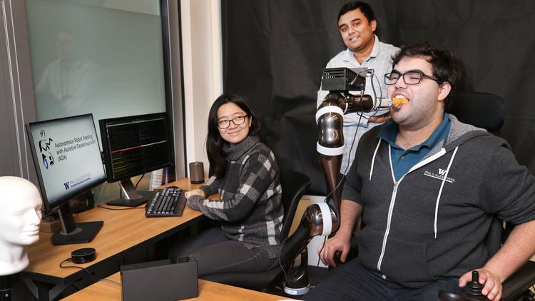 Uw Team Develops Ai Powered Robotic Arm To Help People Eat Puget