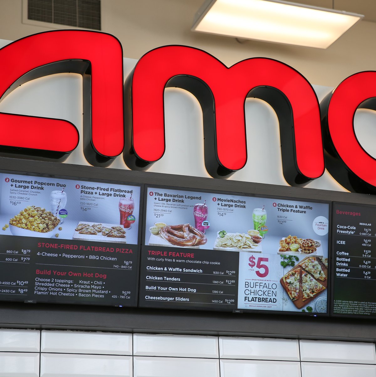 Amc Movie Theater Menu 60 Photos - Moonagedaydream.film