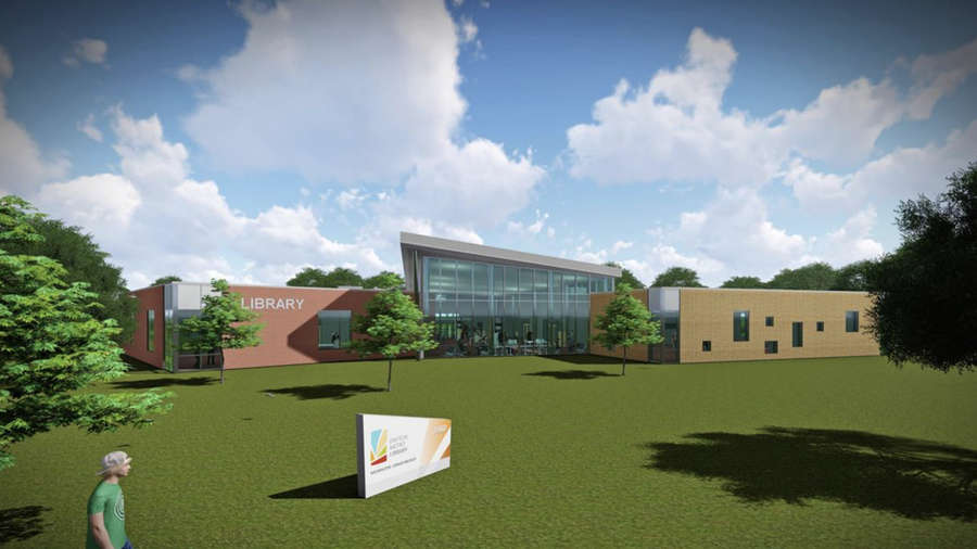 Dayton Metro Library - Wilmington Stroop Branch Rendering 1