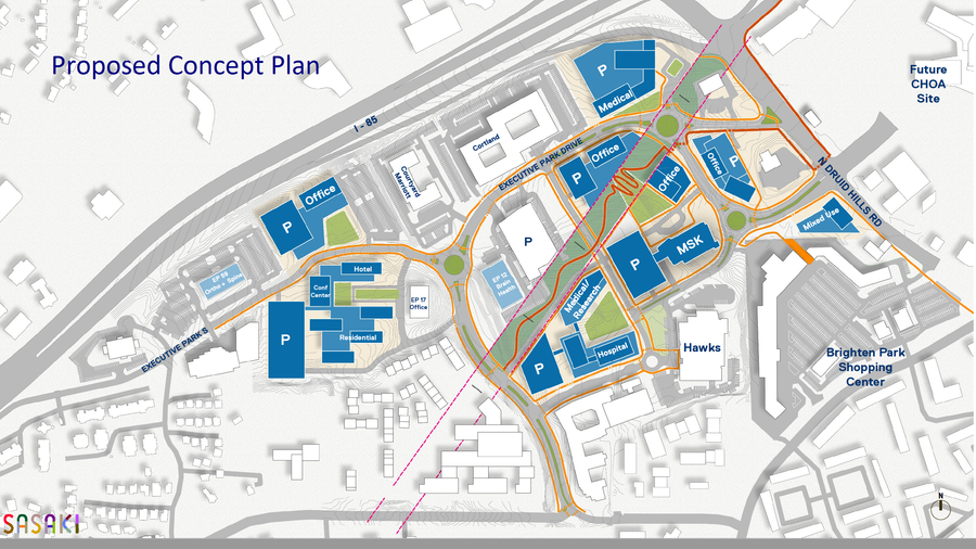 Emory University files plans for $1 billion Executive Park campus ...