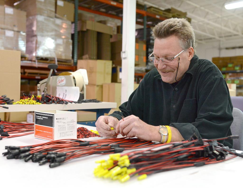 Steve Baumann, owner of Vexilar, the industry leader in ice-fishing  electronics, stands on Bush Lake near his office in Bloomington, Minnesota,  December 12, 2008. The Vexilar FL-8 was the first best'' ice