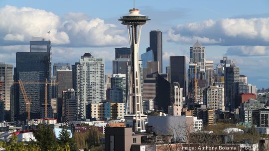 Seattle skyline April 2019