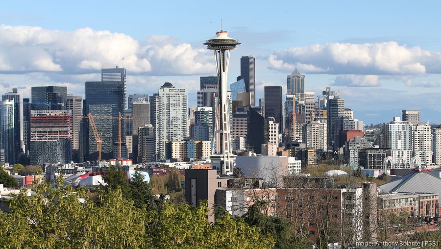 Seattle skyline April 2019