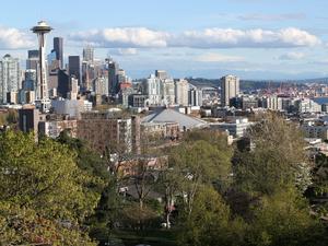 Seattle skyline April 2019