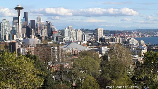 Seattle skyline April 2019