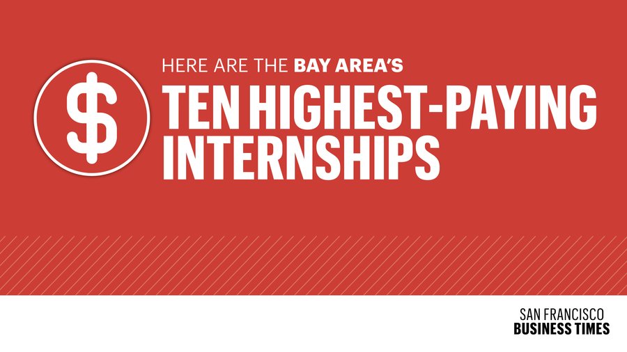 These Companies Pay The Highest Intern Salaries In The Bay Area And The ...