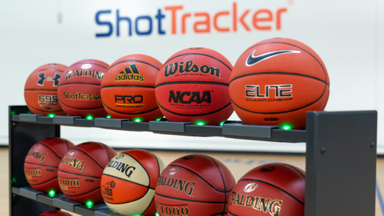 ShotTracker ball rack