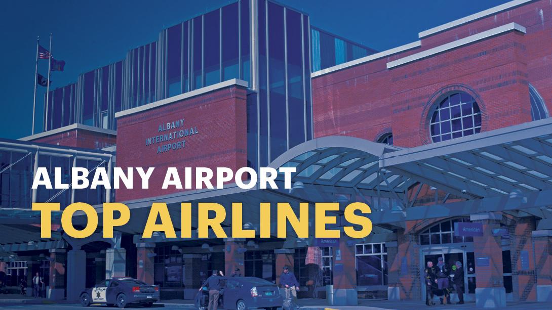 Albany International Airport's top airlines for 2018 headed up by