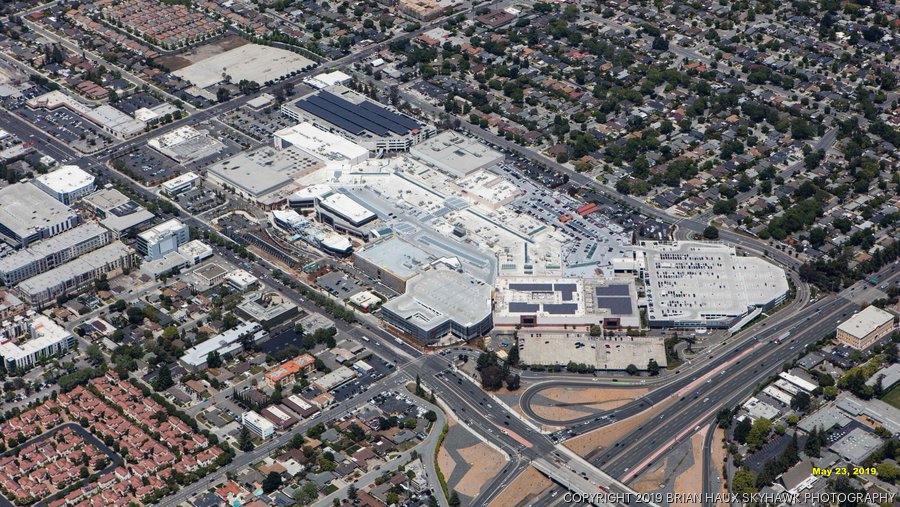 Aerial photograph of Valley Fair construction #2 (5/23/19)