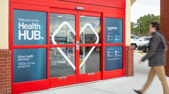 cvs health exterior shot of healthhub