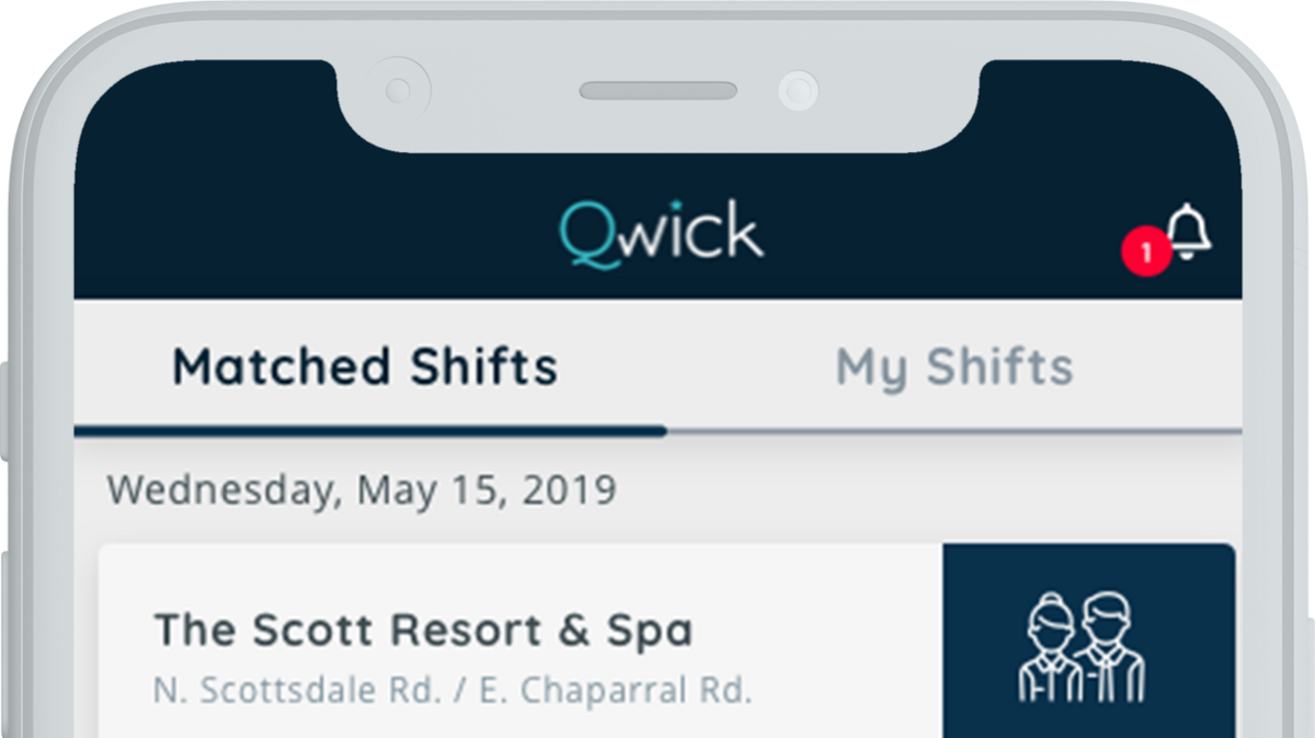 Qwick ondemand staffing startup launches first app Phoenix Business