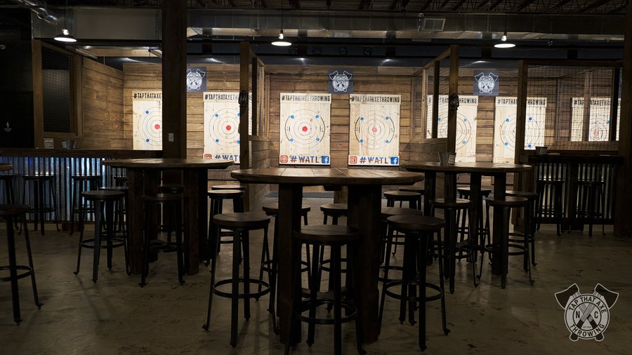 Tap Axe Throwing open at Village Square in Clemmons Triad Business