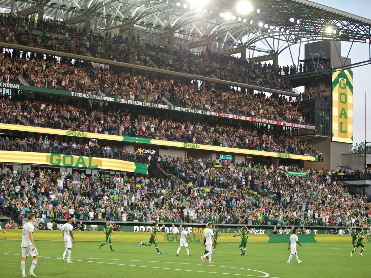 Providence Park expansion tour, home of the Portland Timbers and