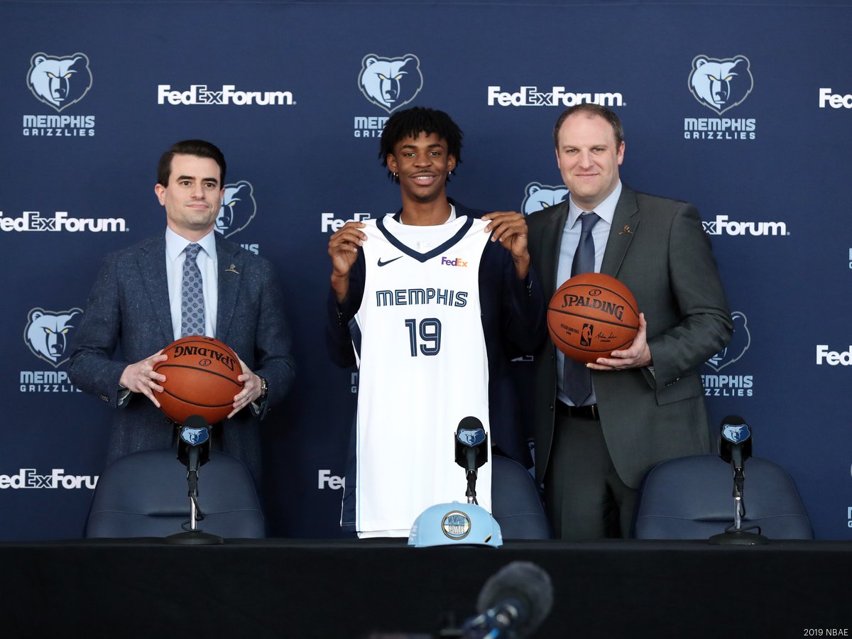 2019 NBA Draft: Memphis Grizzlies earn an 'A' for selecting Murray State  guard Ja Morant with No. 2 overall pick 