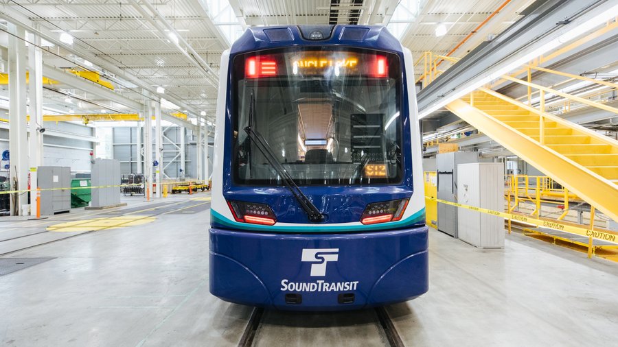 New Sound Transit Siemens Light Rail Vehicle