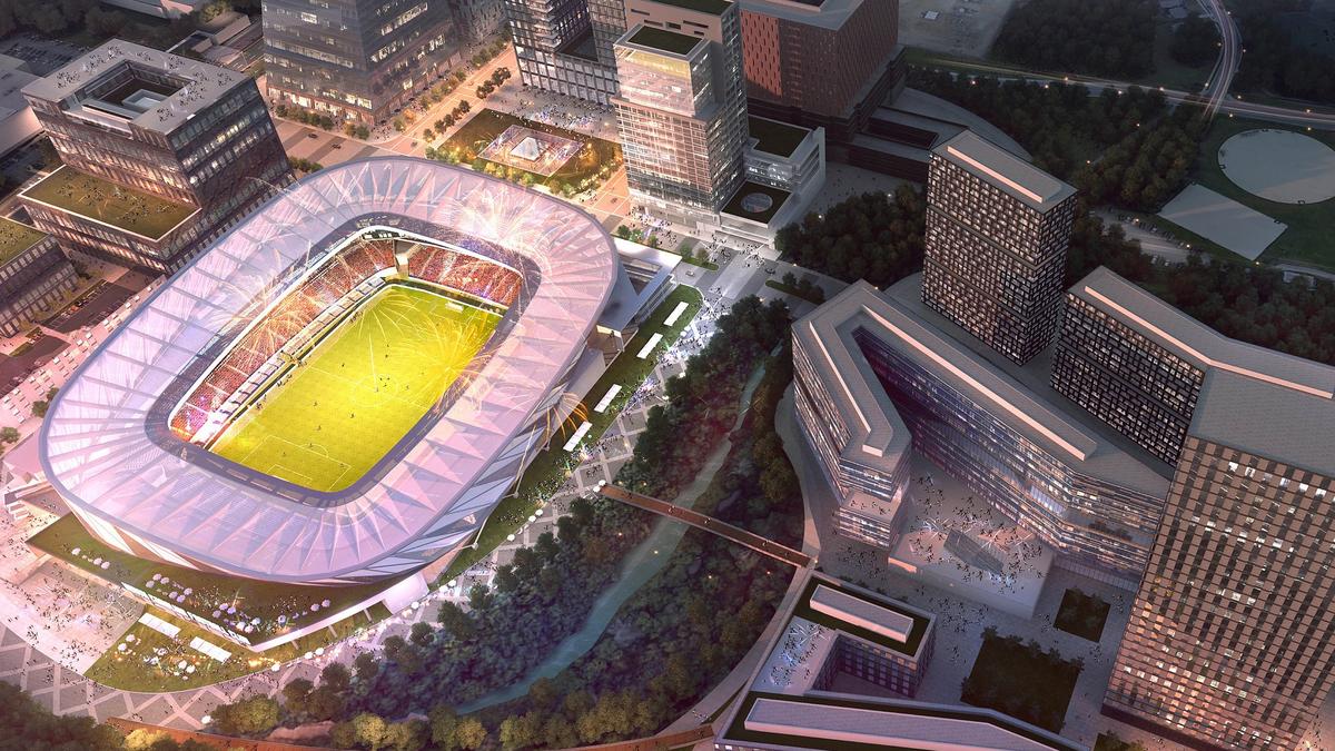 John Kane, Steve Malik unveil plans for soccer complex in downtown