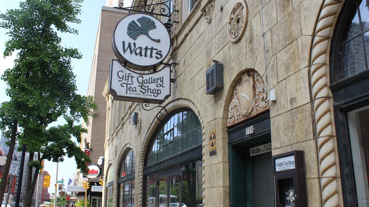 George Watts Tea Room Sign Comes Down Heads To Milwaukee