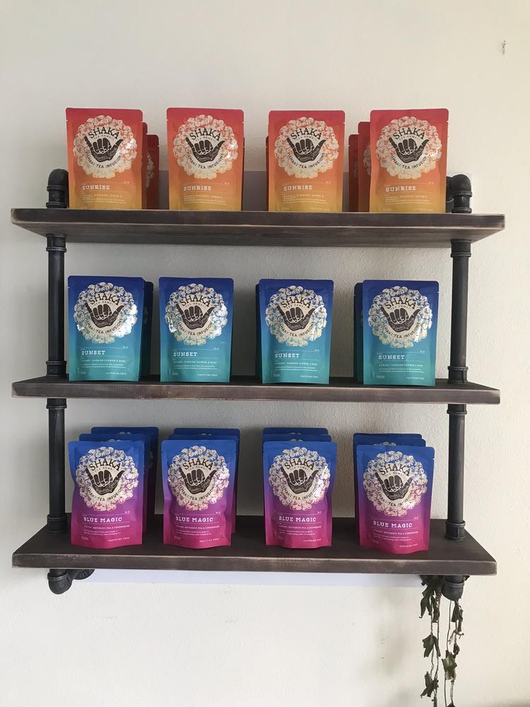 shaka tea display