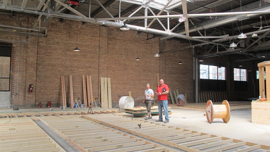 Early look at Milwaukee's new axthrowing, deck shuffleboard bar