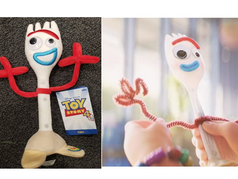 Toy Story 4… and remember Sid?. Disposable fork + movable eyes +
