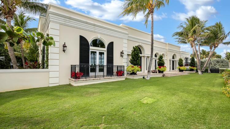 The home at 1300 N. Ocean Blvd., Palm Beach, sold for $12.23 million.