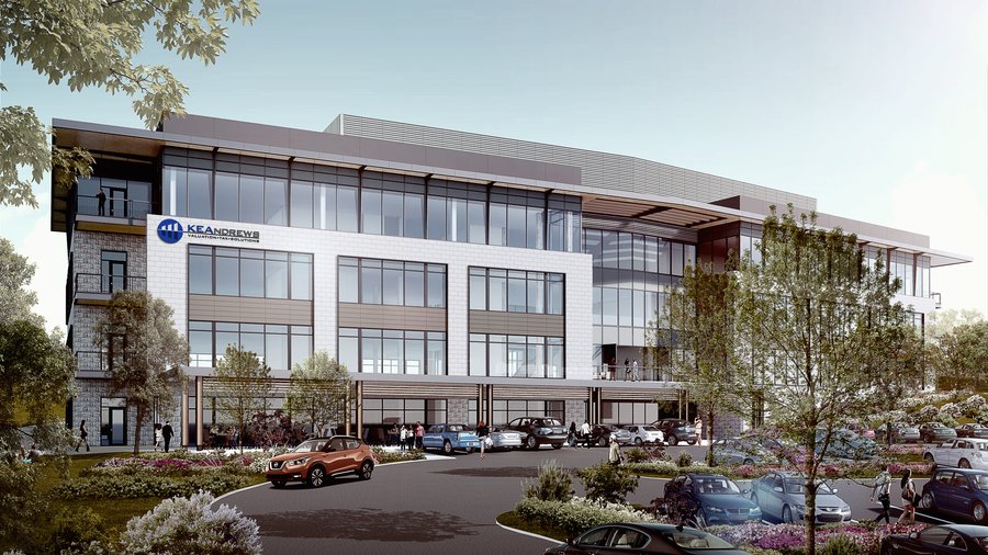 KE Andrews building 80,000squarefoot corporate office in Rockwall to