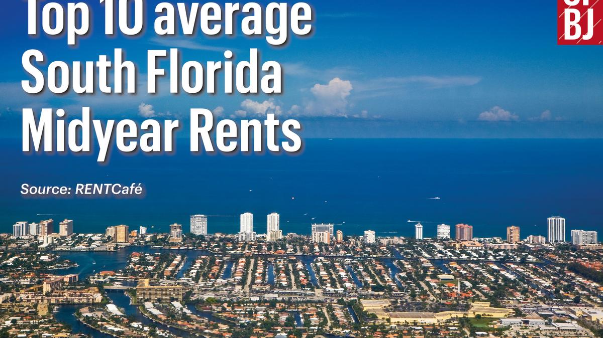 South Florida rent remains above the national average and is rising
