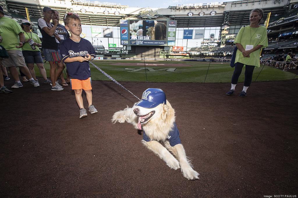 Brewers' Pup Enjoys New Digs