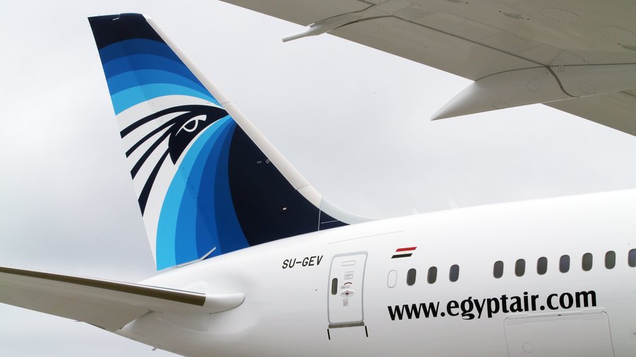 Boeing biofuel 787 delivered to EgyptAir