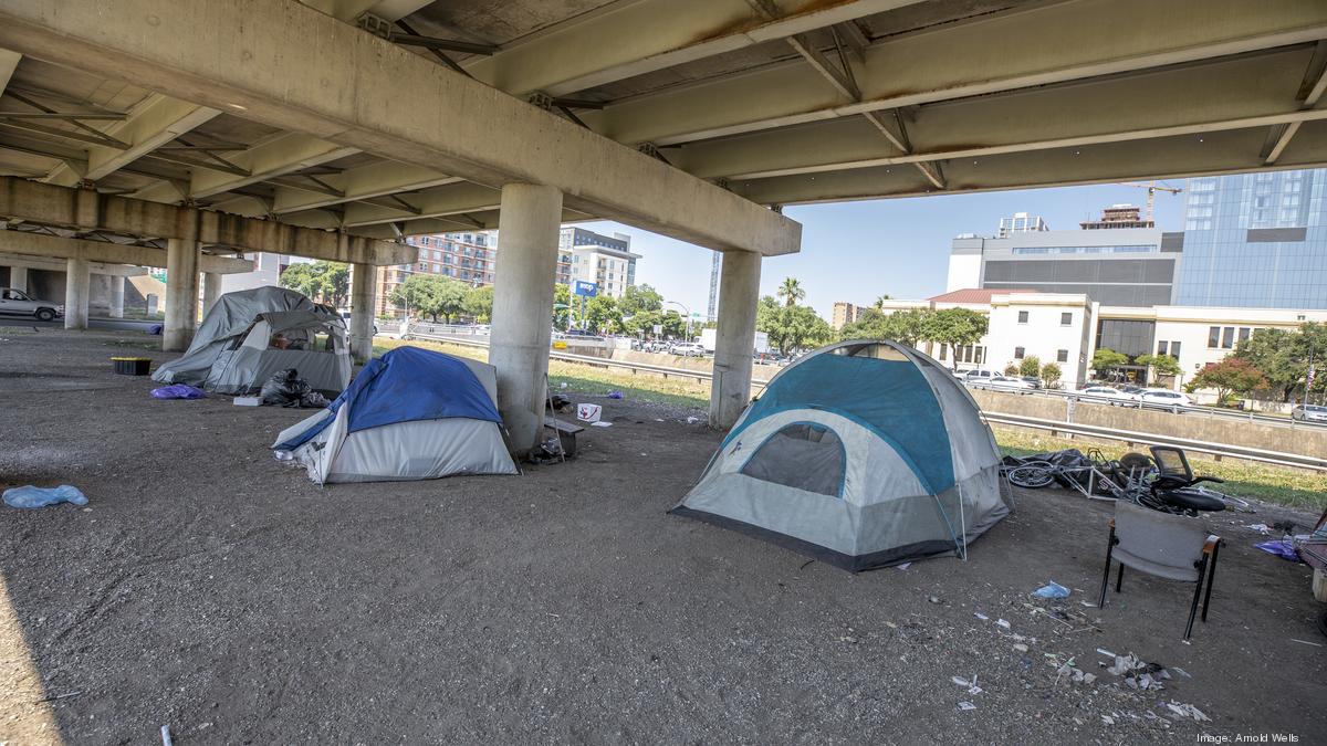 Push Is On To Ban Homeless Camps Along Austin Roads Austin Business Journal