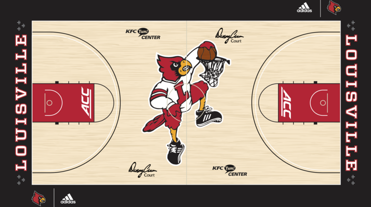 Logo Louisville Cardinals Mens Basketball