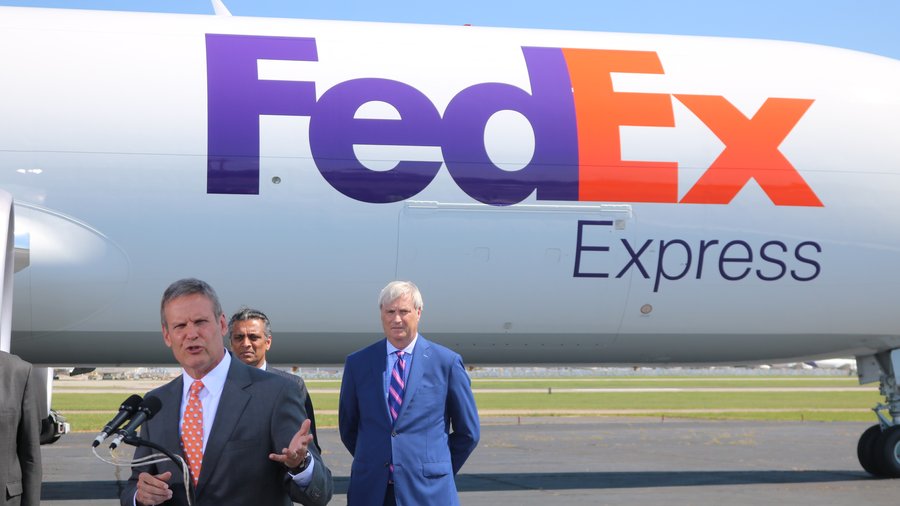 Gov. Bill Lee and FedEx announce $450 million investment in Memphis ...