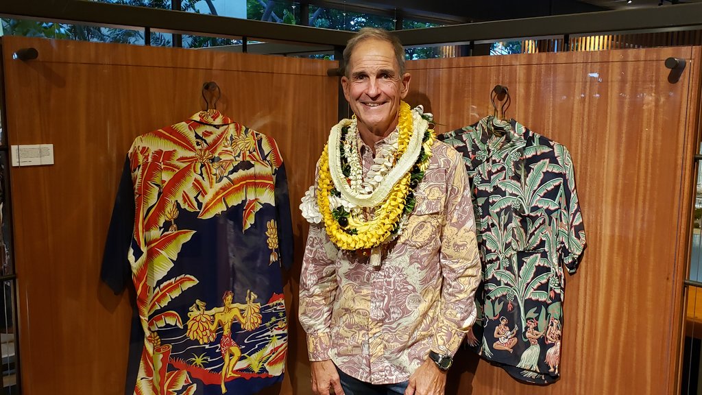 Reyn Spooner - 65 years ago, our co-founder, Ruth Spooner, sewed our first  Aloha shirt in her grass shack on Waikiki Beach. Today, we continue to be  rely on a team of