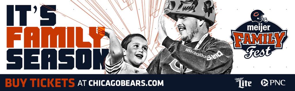 Chicago Bears celebrate 2023 Meijer Family Fest at Soldier Field