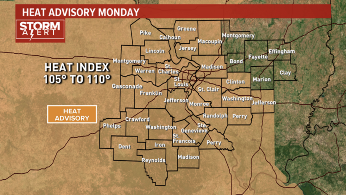 Monday Forecast Includes Flash Flooding Followed By Severe Heat In St 