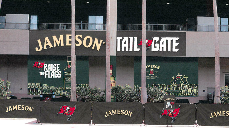 Jameson Tailgate B-Event Space — Raymond James Stadium