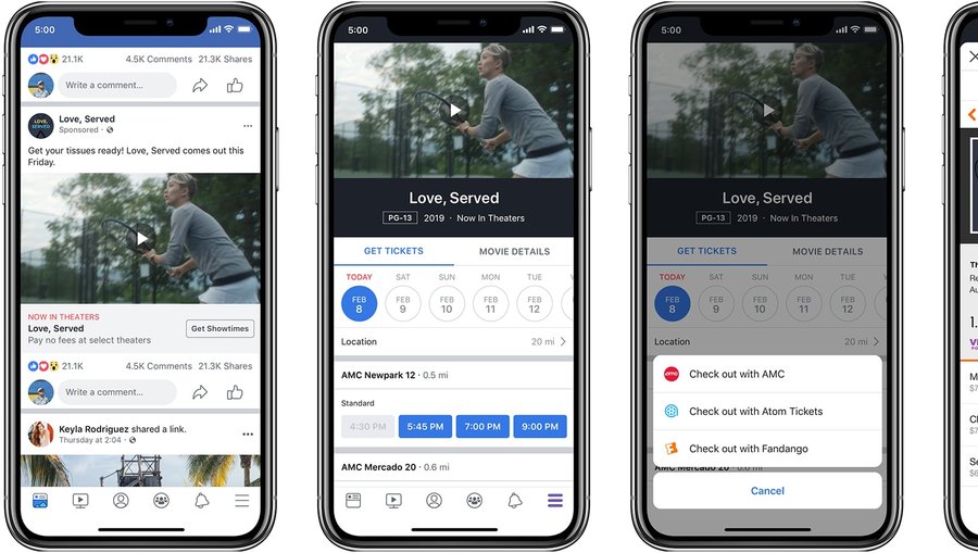 Facebook movie ads add reminders, showtimes - L.A. Business First