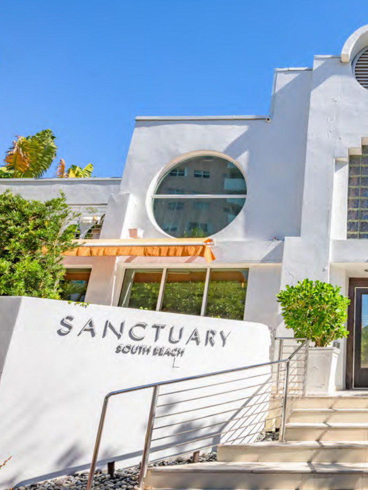 Blue Road S Sanctuary South Beach Condo Hotel From Crescent Sanctuary South Beach Condo Hotel
