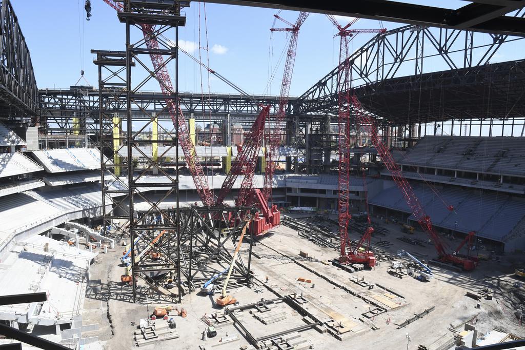 Texas Rangers Globe Life Field construction update