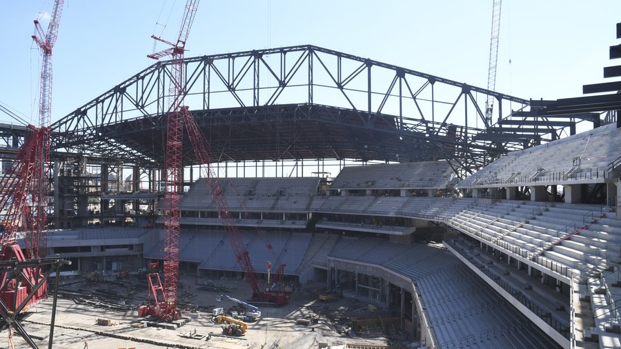 Texas Rangers Globe Life Field construction update