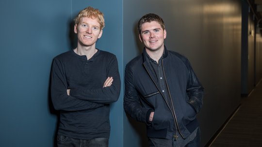 Stripe founders Patrick and John Collison