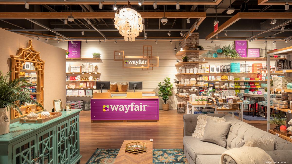 See inside Wayfair's first retail outlet at the Natick Mall in